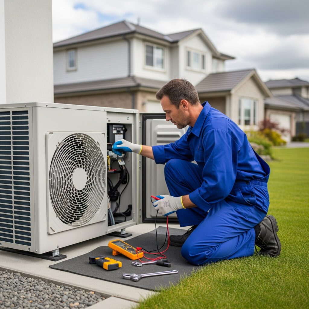 Service på varmepumpen er en vigtig del af en velfungerende bolig